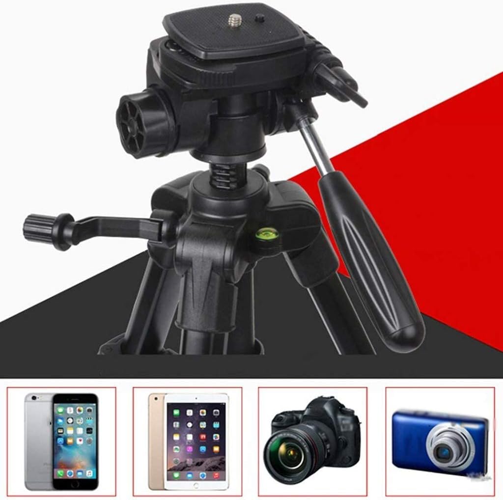 HBJWOV LED Light with Tripod Stand, Dimmable Live 3 Color Modes, Powered, Desktop, Phone Holder for Streaming, Video Shooting
