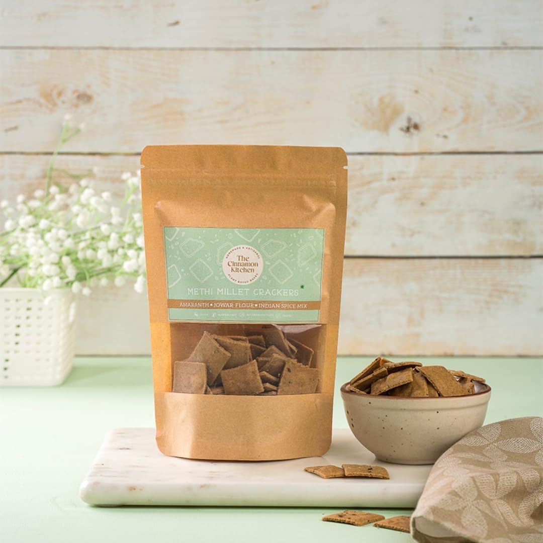 See full amazon price history chart for The Cinnamon Kitchen Mathri Millet Crackers (100 GM) | As Seen On Shark Tank | 100% Natural & Healthy | Refined Sugar Free | Plant Based | Gluten Free | Vegan | Organic | PCOS Friendly The Cinnamon Kitchen Mathri Millet Crackers (100 GM) | As Seen On Shark Tank | 100% Natural & Healthy | Refined Sugar Free | Plant Based | Gluten Free | Vegan | Organic | PCOS Friendly (B0BCGHTYTH) Amazon Price History, Amazon Price Tracker