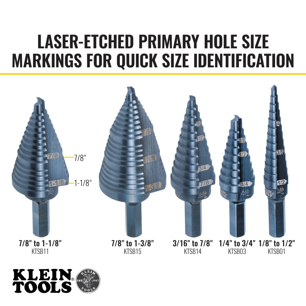 Klein Tools paso broca, double-fluted, KTSB11