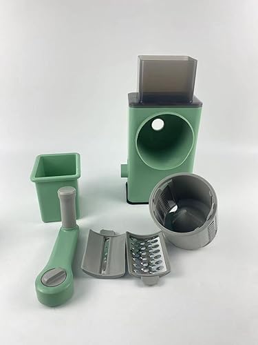 Miniatura 6 de ICYANG - Ralladores de queso multifuncionales, funciona a mano, cortador de verduras, triturador de cocina para el hogar, triturador de rebanadas,