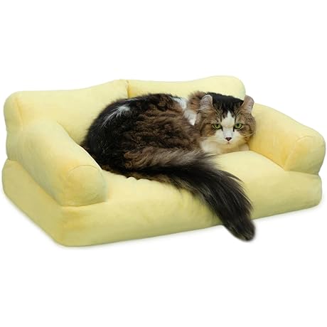 Heated Dog Bed, Small, Yellow