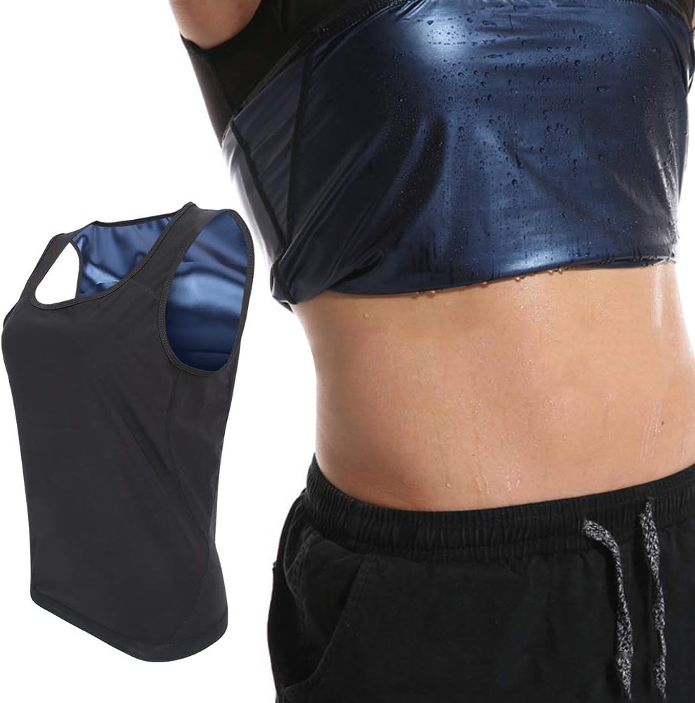 Akozon Sauna Vest for Men, Male Sweat Shapewear Fitness Workout Suits Weight Loss Quick Dry Vest2XL/3XL Body Shaper Tank Top Shapewear(2XL/3XL) - Image 8