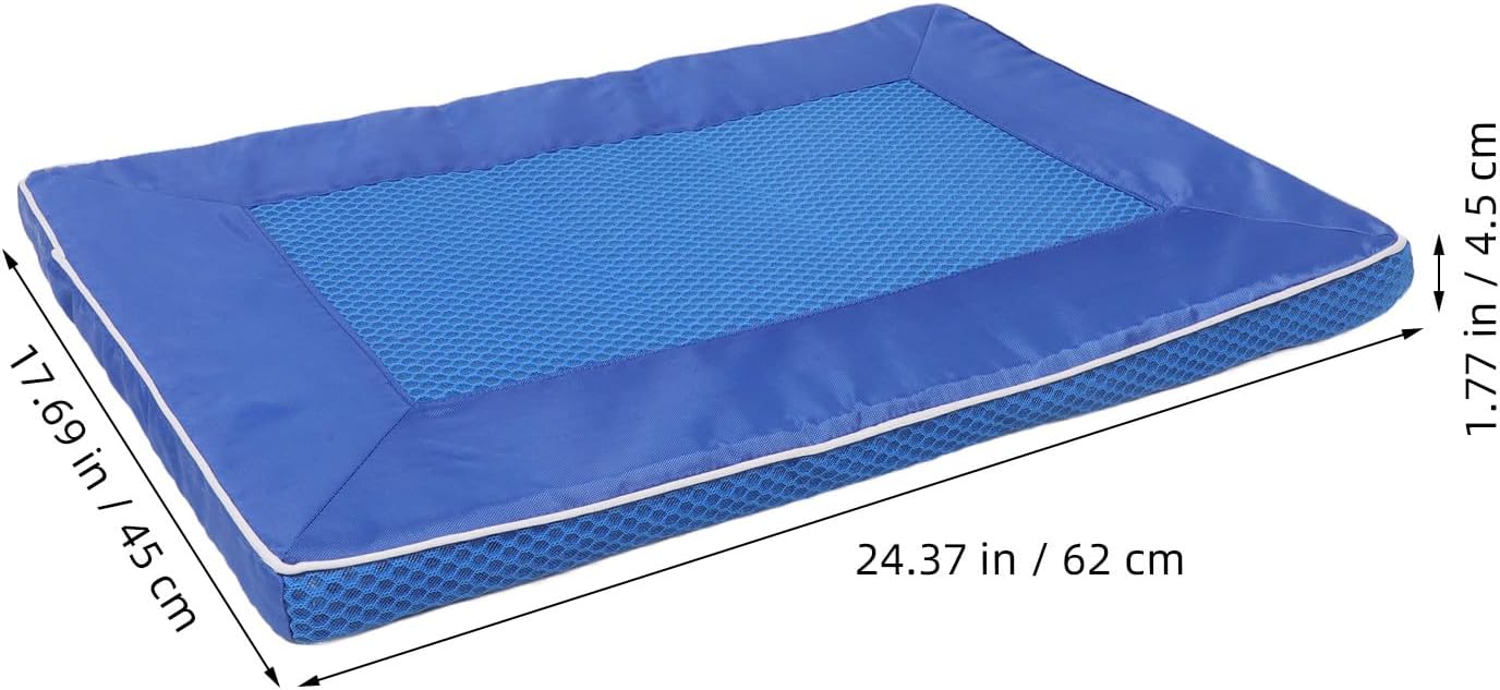 Pet Summer Bed Breathable Puppy Sleeping Mat Non-Slip Dog Sleeping Pad Cuddle Bed Cushion for Small Dogs or Kittens Indoor Pet Rest