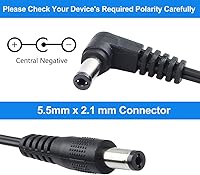Vista 6 de LotFancy Fuente de alimentación de pedal de guitarra, adaptador de corriente continua de 9 V 1 A con cable de cadena margarita de 5 vías