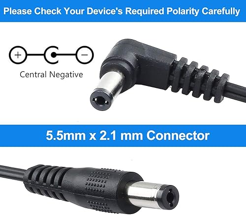 Miniatura 6 de LotFancy Fuente de alimentación de pedal de guitarra, adaptador de corriente continua de 9 V 1 A con cable de cadena margarita de 5 vías, para