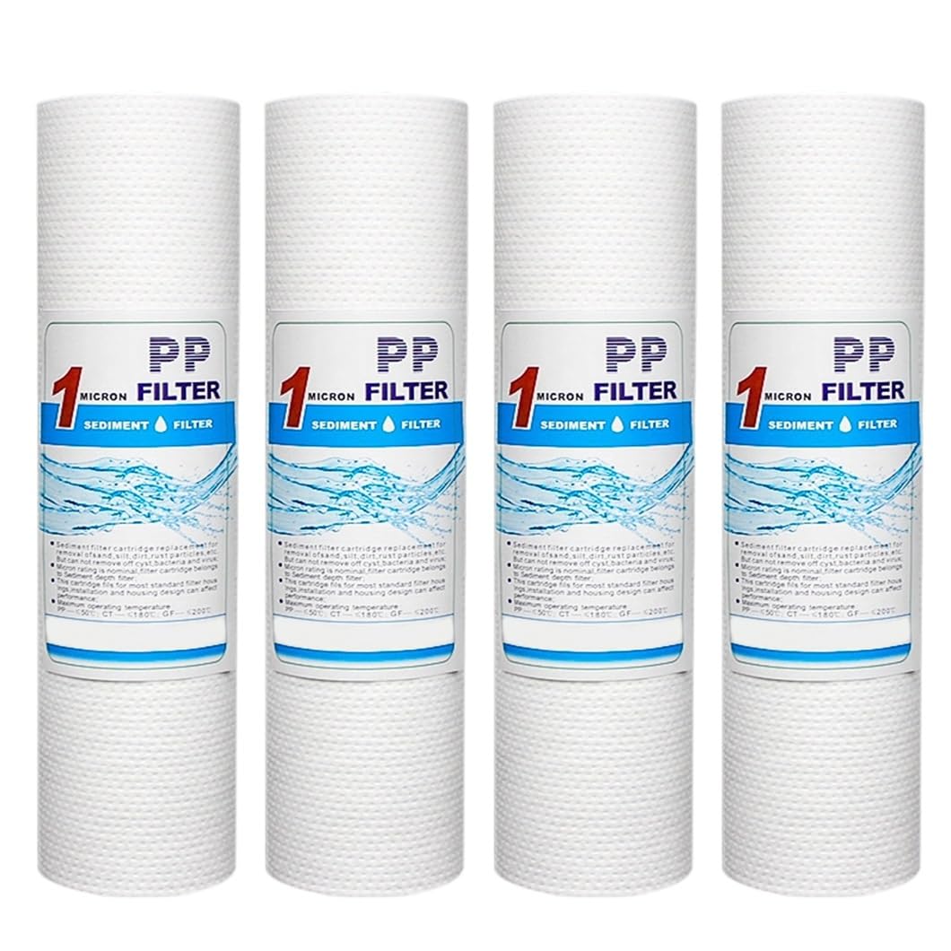 Filtres à sédiments universels 10x2.5 pouces 1 micron pour eau de maison