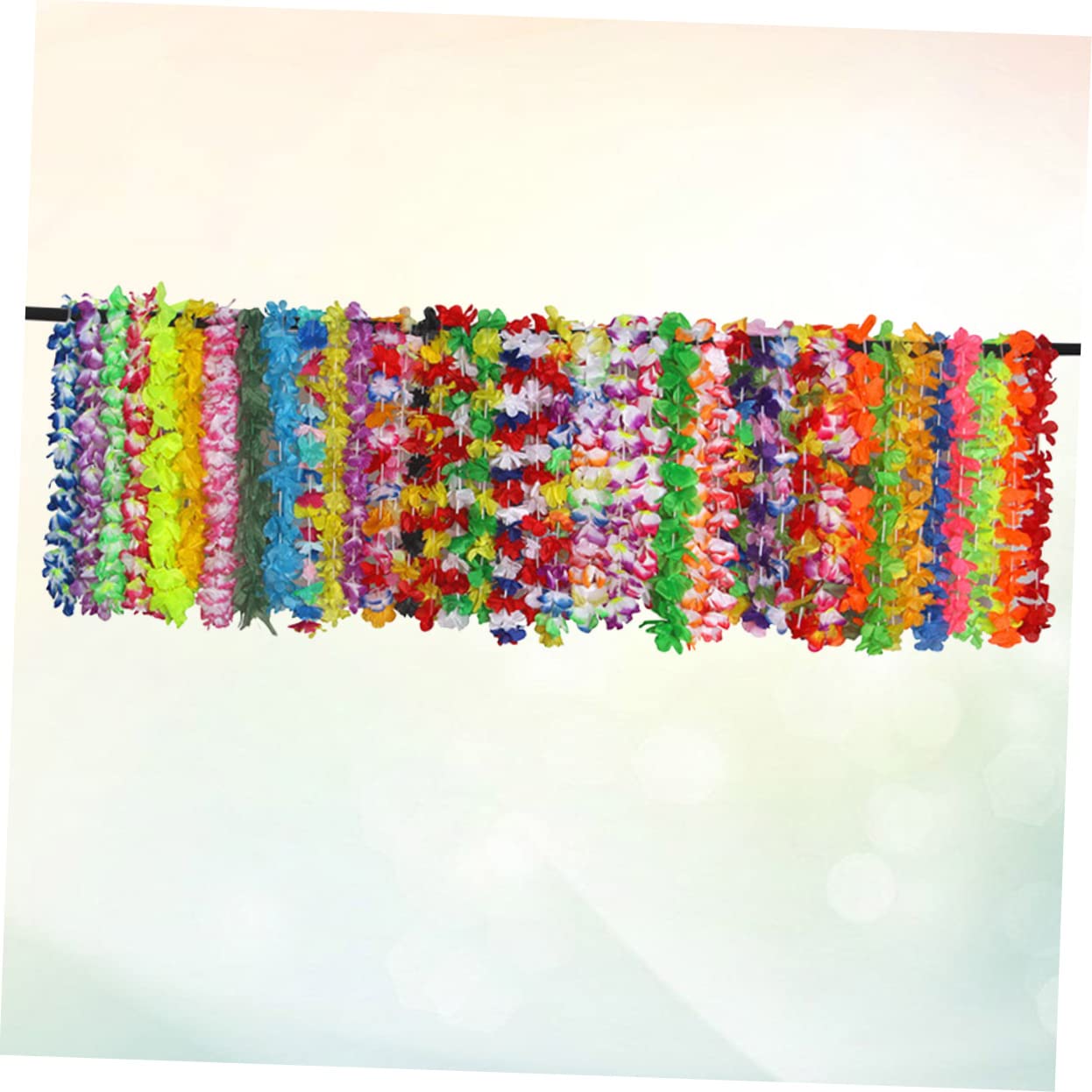 PRETYZOOM 42stücke Hawaii-blumenkette Tropische Luao-Party-gastgeschenk Bunte Künstliche Blumen Strand-Hula-kostüm-Accessoires Hawaii-Girlande Hawaii-Halskette