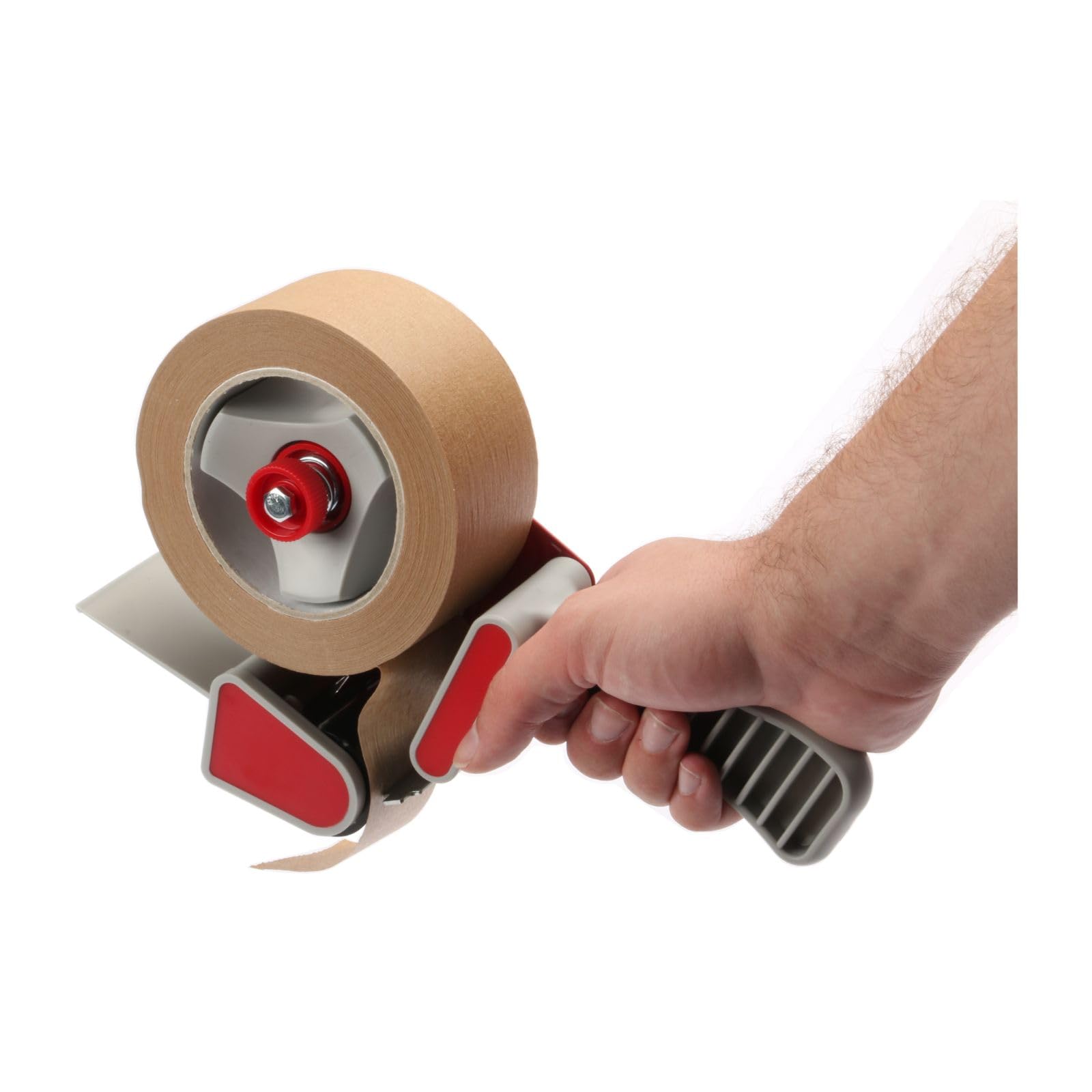 Handabroller für Klebeband 50 mm Breite – Packbandabroller mit Bremse – ideal für Kartons, Umzugskisten, Büro & Lager, 5 Stück