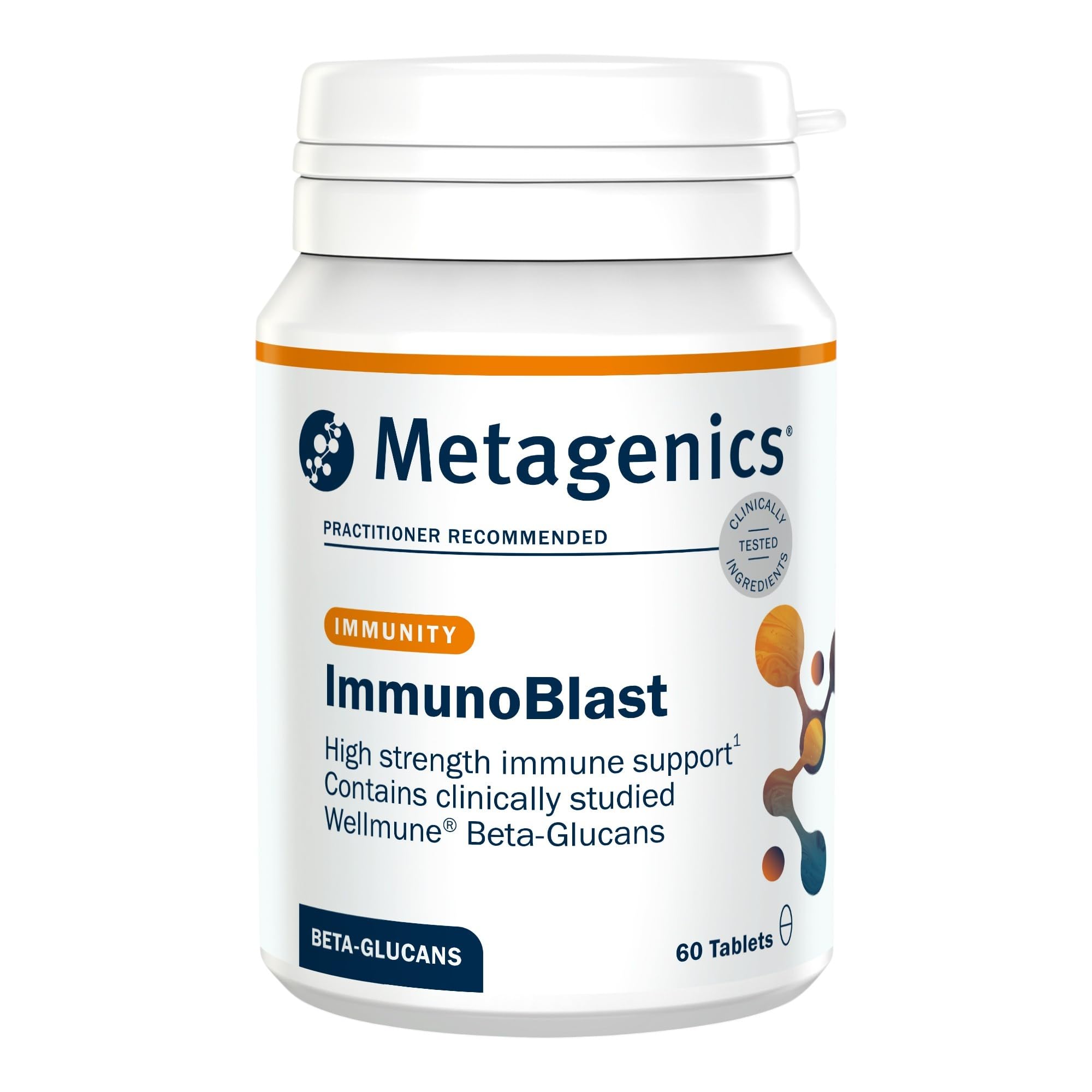Metagenics ImmunoBlast - Immune Support Supplement - with Beta Glucans, Vitamins A, C, D, E & Zinc for Immune Support - 60 Tablets