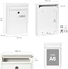 Arregui 1832D87 Postbox Outdoor or Indoor Hallway White