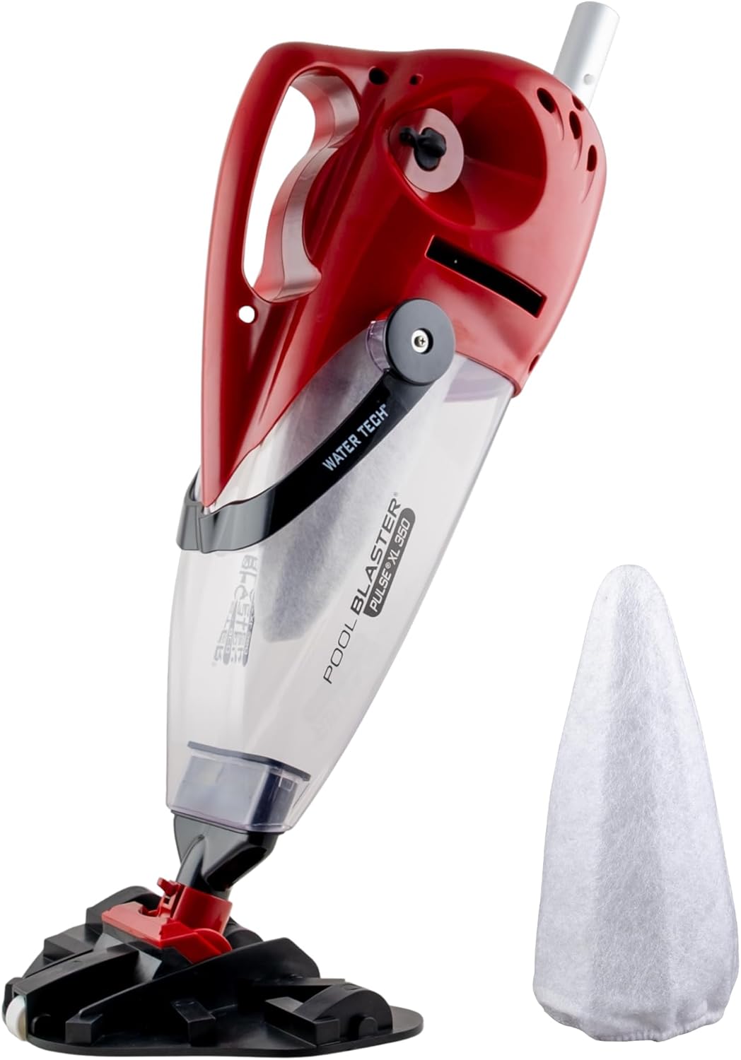 POOL BLASTER Pulse XL 350 Cordless Pool Vacuum, up to 60 Min Runtime, XL Capacity, for Above Ground & Inground Pool, Automatic On/Off Water Sensor, Premium Swimming Pool Cleaner, Handheld Rechargeable