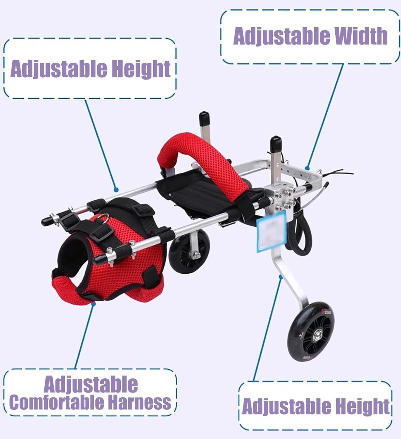 Amazon | Catonlifer 麻痺した後足に適した犬用車椅子、猫用