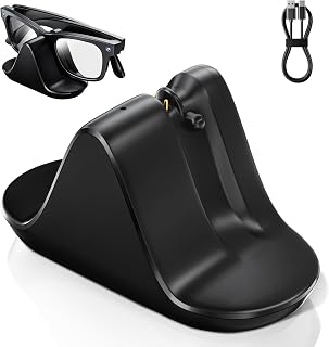 Charging Stand for Ray-Ban Meta Wayfarer/Headliner/Skyler (Gen 1&2) | Portable Charging Dock for Ray Ban Meta Smart Glasses Case Accessories with 2.13 ft USB-C,Charger with LED Indicator