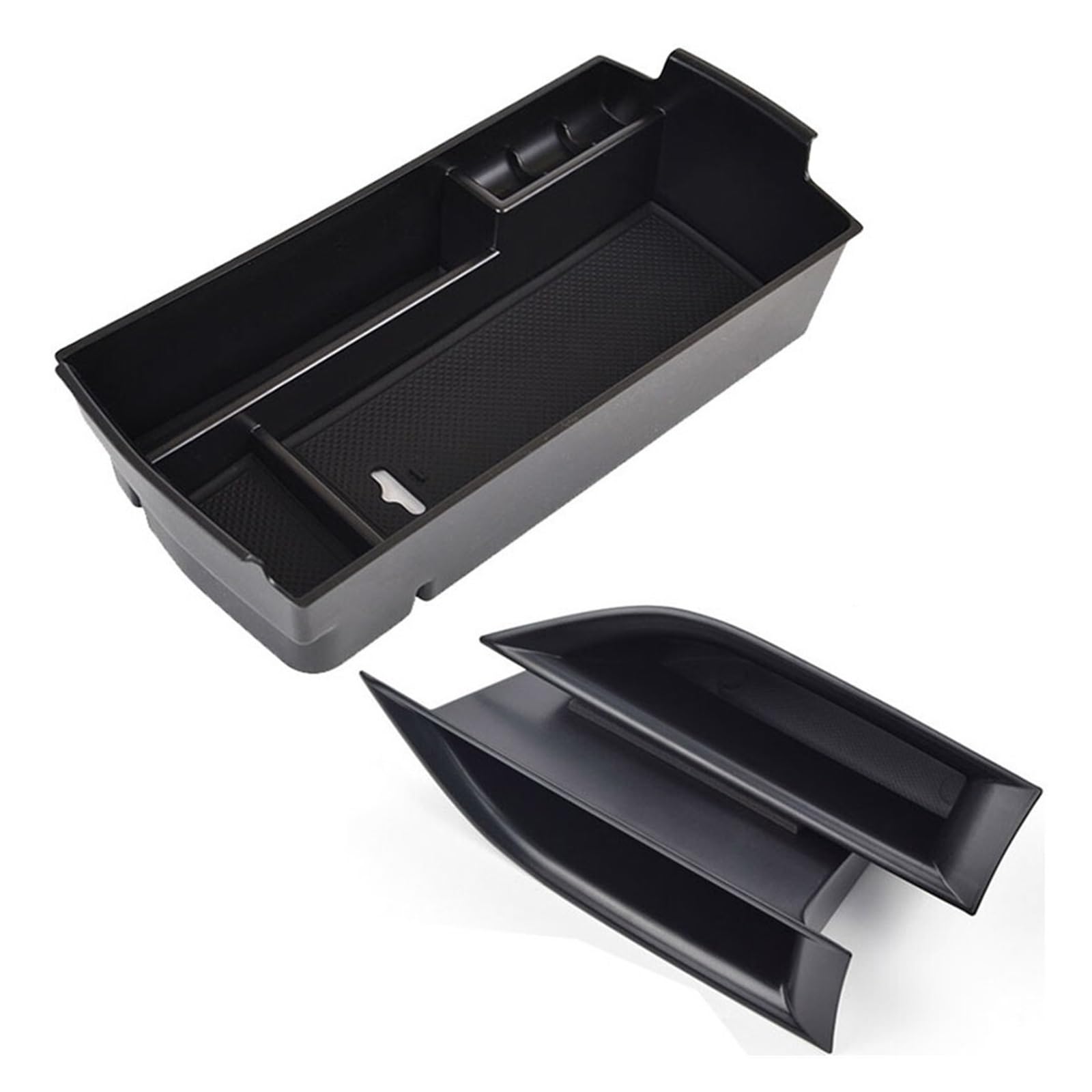 Drezzo Black Car Center Console Cover Car Armrest Box Storage For Peugeot 3008Gt 3008 5008 2017-2023 Central Console Stowing Tidying