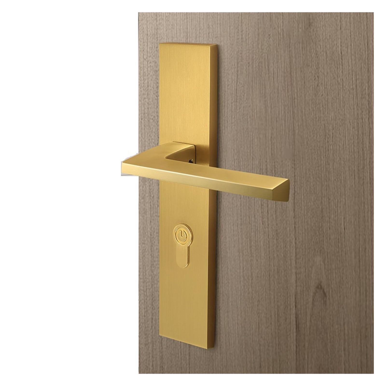 Serrure en laiton rétro pour porte de chambre en bois