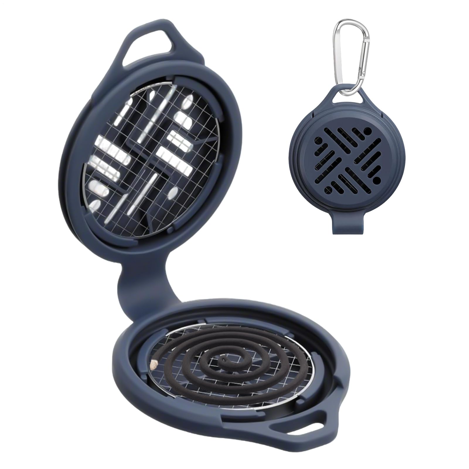 Porte-encens en silicone suspendre avec boîte antidérapante pour spirale