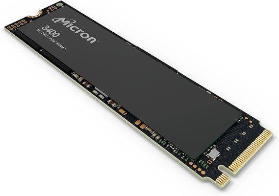 Micron 3400 512GB Solid State Drive - M.2 2280 Internal - PCI Express NVMe PCI Express NVMe 4.0