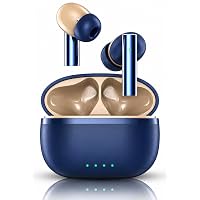 171x Truly Wireless Earbuds TWS | ENC &amp; High Bass | Upto 50 Hrs Playtime | Bluetooth V5.4 | Quad Mics with AI-ENC | 40ms Low Latency Gaming | Gaming Beast for Android &amp; iOS (Navy)