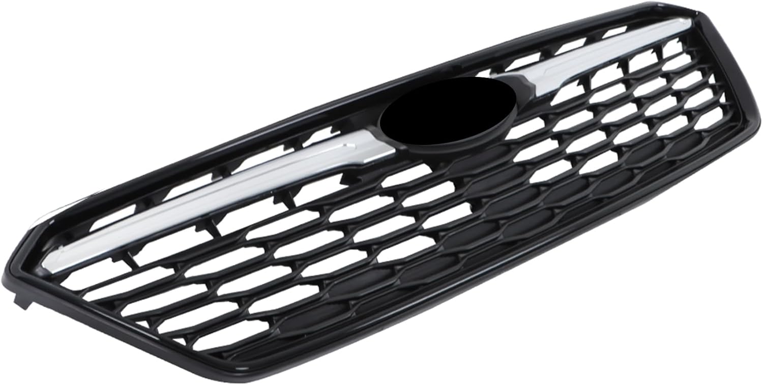 munirater Upper Grille Grill W Molding Trim Replacement for 2017 2018 2019 Impreza