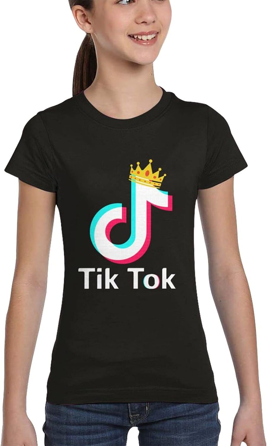 Buy Girls TIK-Tok Shirt 3D Printed Boys 