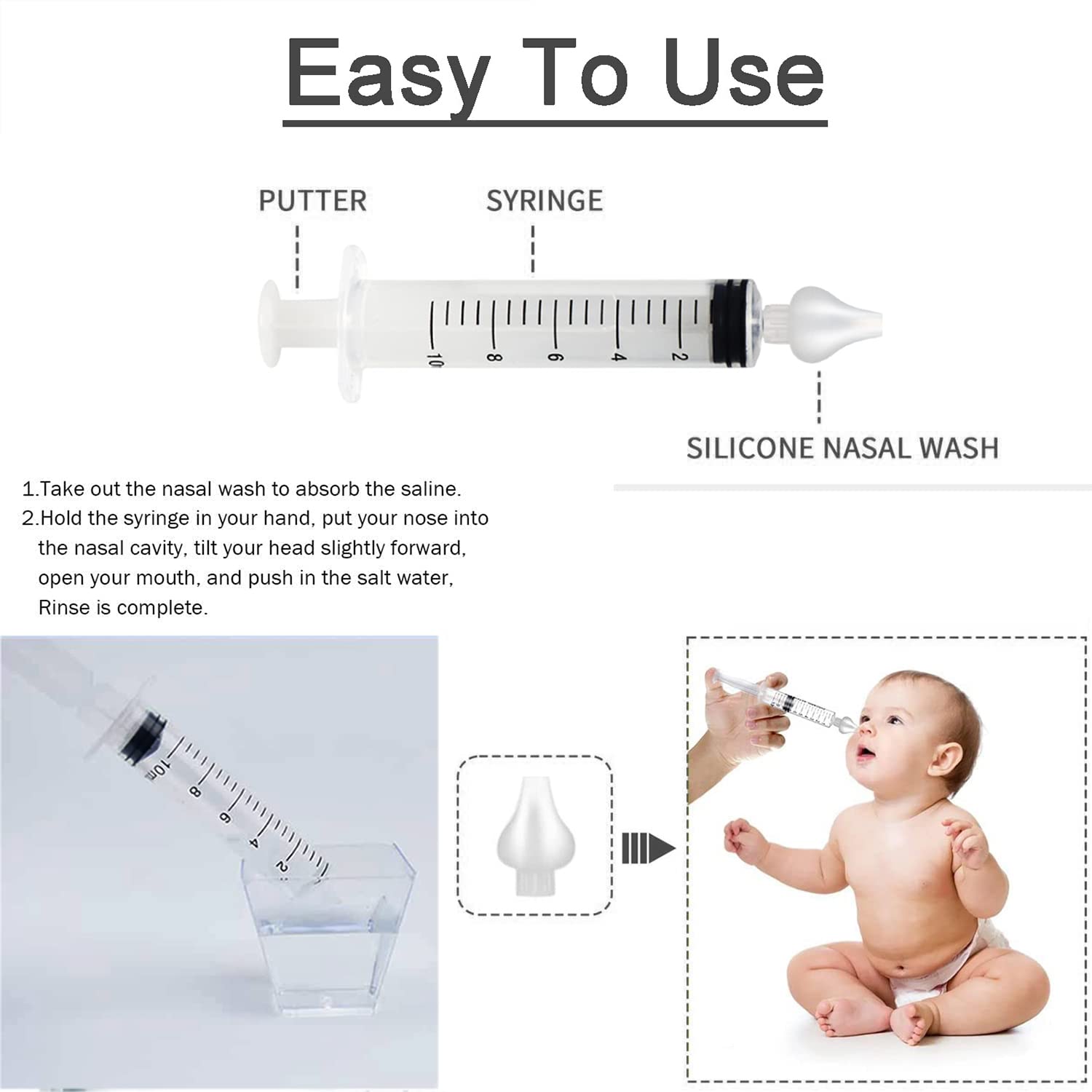 Hu-Friedy Tipo CW Anestetico Dentale Aspirante 1,8ml Siringa SYRCW - Foto 2