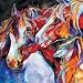 Westland Giftware Canvas Wall Art, Two Spirits Equine Canvas Art 15 by 15"