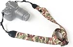 Alled Camera Neck Shoulder Belt Strap, Chevron Scarf Vintage Print Soft Coloful Camera Straps for Women/Men for DSLR/SLR