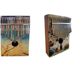 Générique Mini Finger Kalimba Thumb Piano 2 Morceaux de Pianos à 17 Touches avec Instructions d’apprentissage et… - Les Beatles, Paul McCartney, John Lennon, RIngo Starr, George Harrison