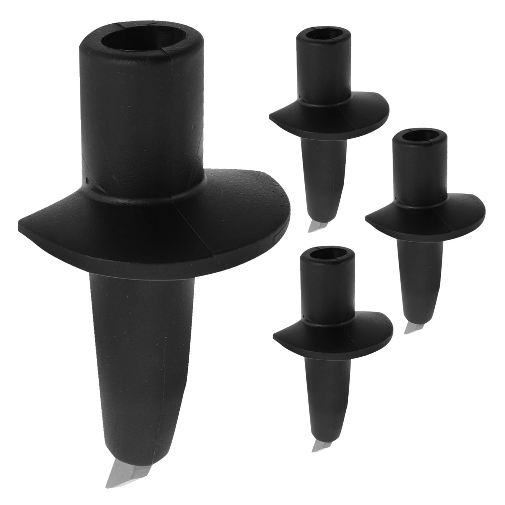 Luxshiny Puntas Negro de Trekking de de Acero de Tungsteno Bastones Mejor Agarre Estabilidad y para Senderismo y Montañismo al Aire Libre