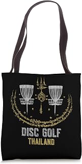 Funny Disc Golf Thailand | Vintage Frisbee Golf Asia Tote Bag