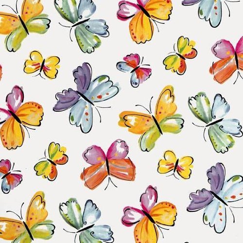 d-c-fix Plastic Self-Adhesive Contact Paper Decorative Vinyl Fablon Sticker Wallpaper for Kitchen Furniture Living Room Butterfly 450mm/m
