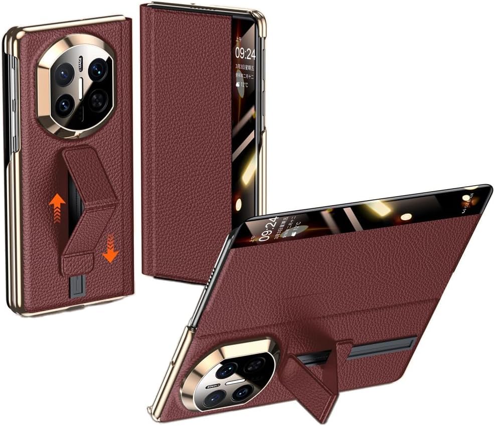 Étui Huawei Mate X7 antichoc en cuir avec béquille de soutien