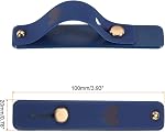 MECCANIXITY 2 Pcs Phone Loop Finger Holder Silicone Phone Strap Grip Holder Cell Phone Grip Stand for Most Smartphones Purple,Dark Blue