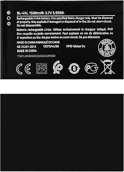 BL-4XL Battery for Nokia 6300 4G TA-1324, 8000, 0 Cycle Battery Compatible with Nokia 6300 4G TA-1324, 8000 1ICP5/44/66 with Repair Tool Kits