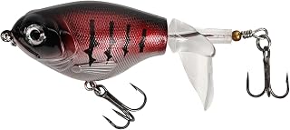 Fishing Gear, The Length is 3.66" 0.56 oz Floating Fishing Lure, The Simulated Fish Head Design Has a Round Belly