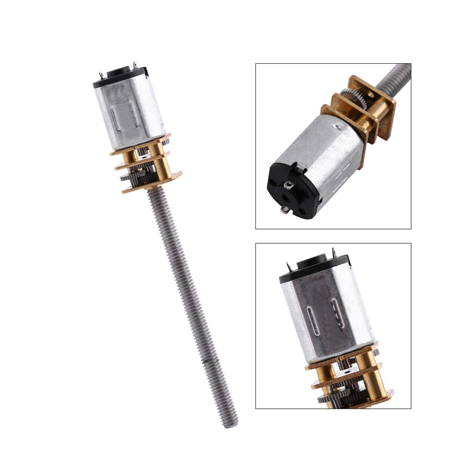 Motoriduttore N20 A Vite M4x55mm, Albero 16mm, 12V 400 Rpm Per Robot E Serrature Automatiche - 2