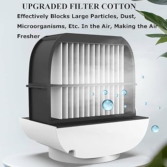 Airabreeze Portable Air Conditioner, Portable Airbreeze Fan Humidifier & Scent Dispenser, 2025 Aira Breeze Air Cooler Fan with Tank & LED Nightlight, 4 Speed Settings, Cooling in 90 Seconds (Green)