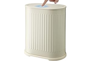 1.6 Gallons Slim Bathroom Trash Can