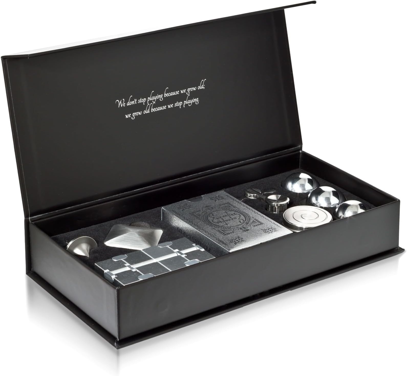 The Executive Fidget Set™ – Luxury Metal Desk Toys for Adults with ADHD & Anxiety | Premium Stress Relief & Executive Office Gift
