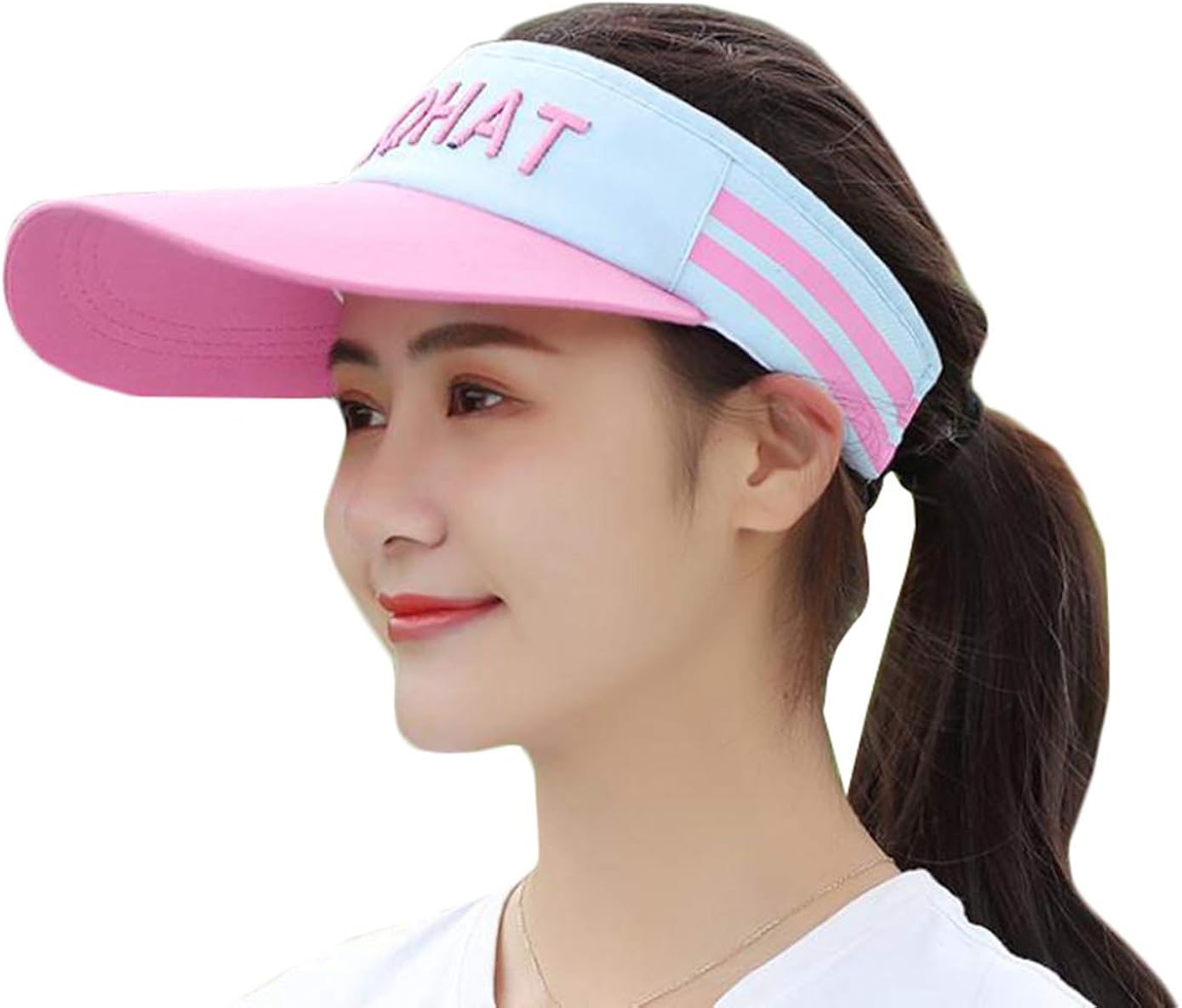 Gergeousサンバイザー レディース Uvカット 帽子 つば広 バイザー 紫外線対策 おしゃれ 日よけ