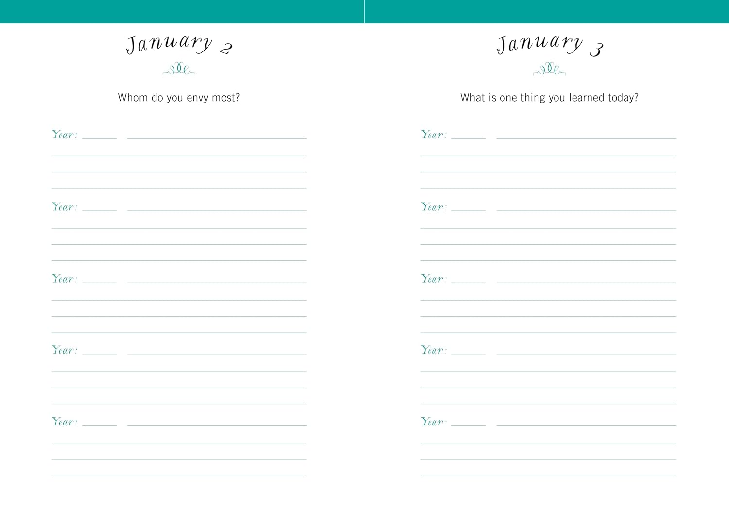 One Question a Day (Floral): A Five-Year Journal: A Personal Time Capsule of Questions and Answers