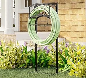 Kingson K222 Gartenschlauchhalter mit Aufbewahrungskorb