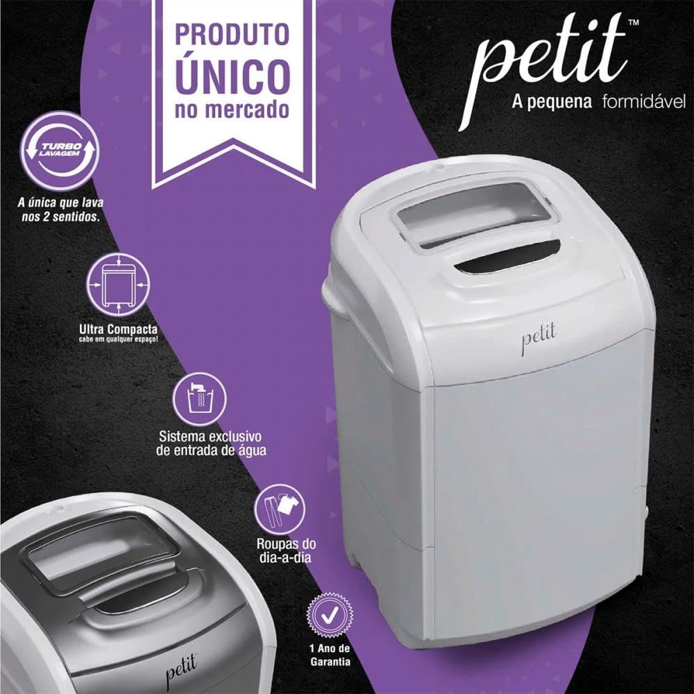 Lavadora de Roupas Mini 1.2 Kg Praxis Petit Branca: Review após 30 dias