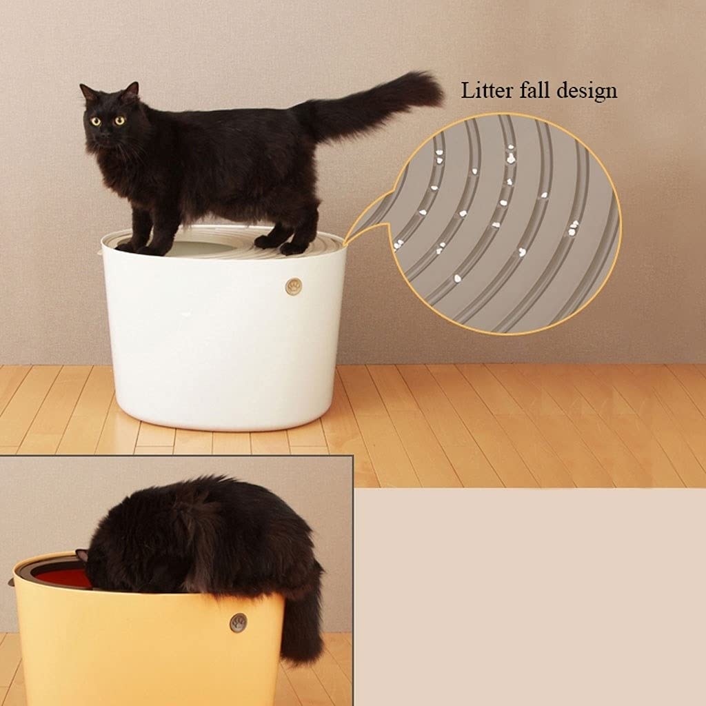 Toilette per animali domestici Tridimensionale Lettiera bacino Top Ingresso Tipo Cat igienici grande spazio di grandi dimensioni accessori for la tromba del gatto di sabbia Pot Pet Lettiera per animal
