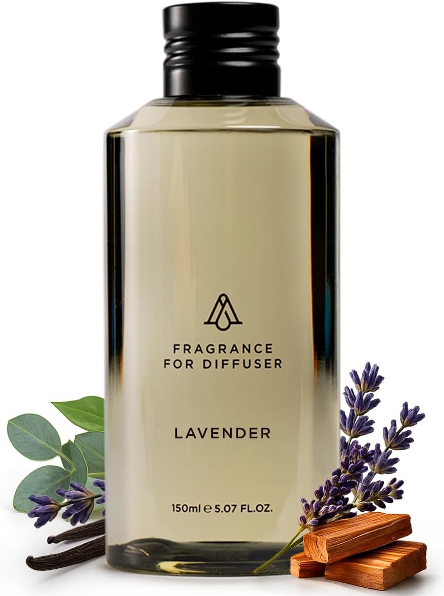 AromaPlan Hotel Scents Lavender 5 Fl Oz (148ml), Home Luxury Aroma & Hotel Fragrance Diffuser Oil- Hotel Diffuser Oil for Aromatherapy- USA Made, Bigger Bottle, Bolder Aroma & Longer Lasting