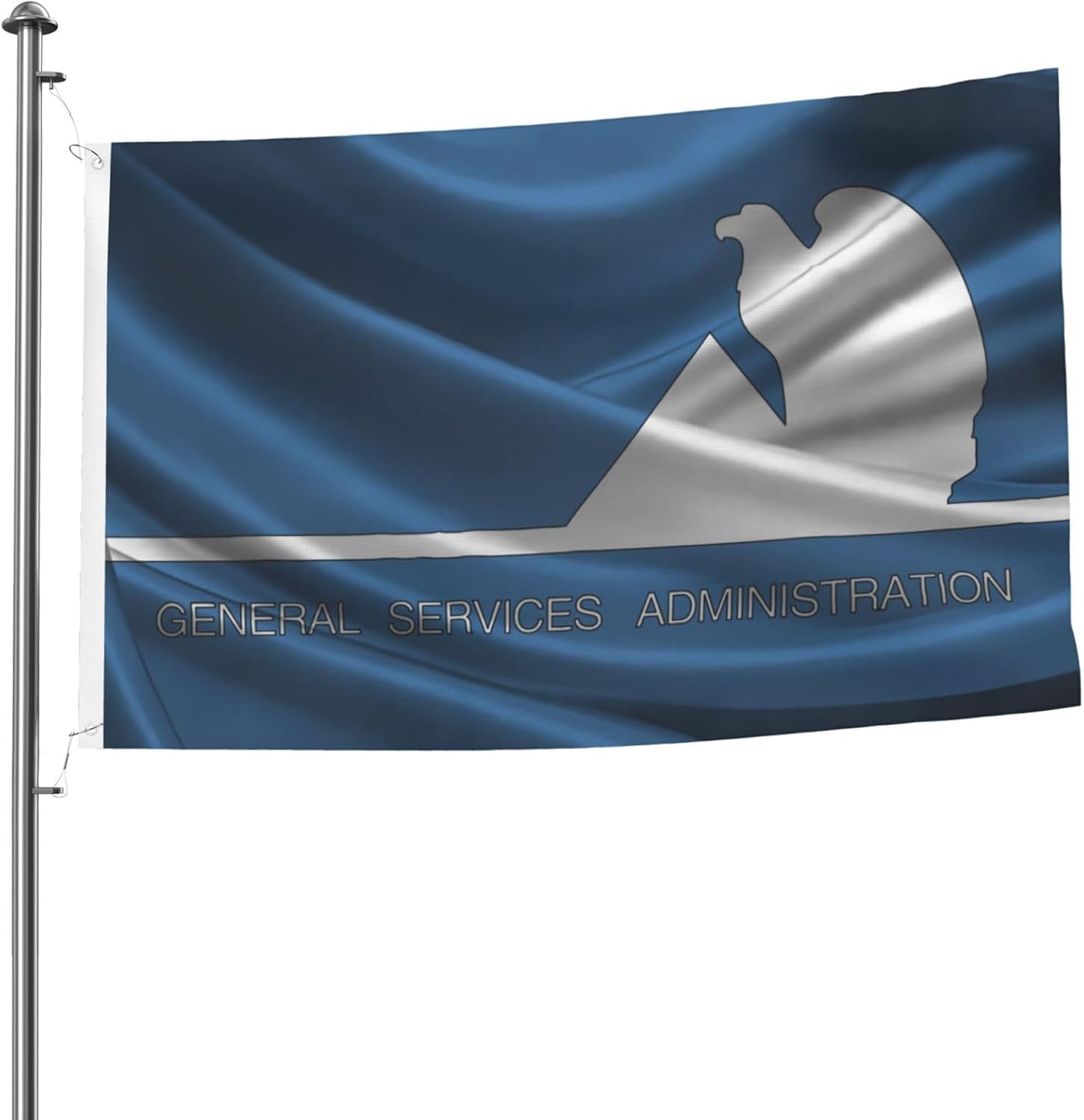 Flag of the General Services Administration (1972–1973) Flags for Outside 5x8 Ft Double Sided Heavy Duty Flag Polyester Yard Outdoor Decoration Family Gathering Welcome Banner 5by8 - Image 1 of 9