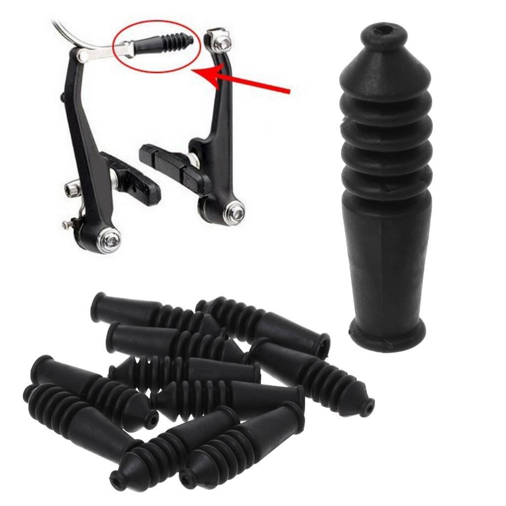 55 Embouts Câble Frein Argentés - Alliage Aluminium - Pour Vélos VTT Route