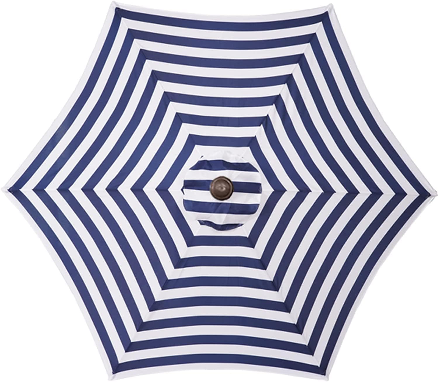 8.6FT Patio Umbrella Outdoor Table Market Umbrella with Tilt Crank 6 Ribs Parasol Sun Umbrella Waterproof Sunproof for Patio Garden Deck Swimming Pool