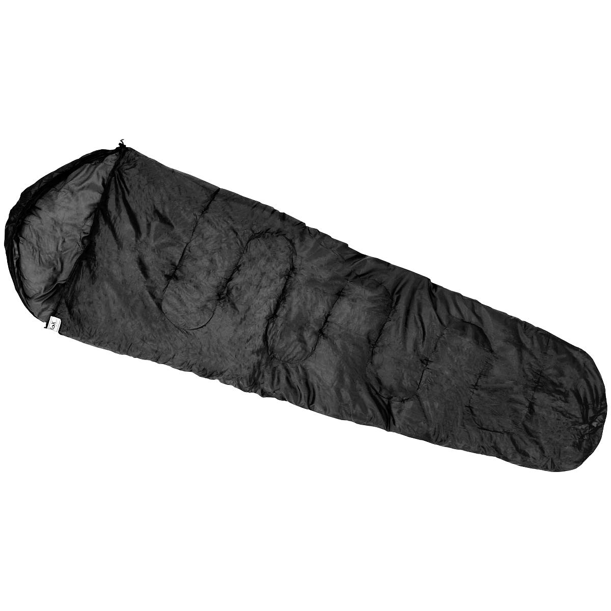 Fox Outdoor sacco a pelo mummia Advance nero / grigio