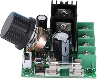 Controlador de velocidade do motor DC, regulador de motor PWM de grande torque simples 9V-50V 10A para produção industrial